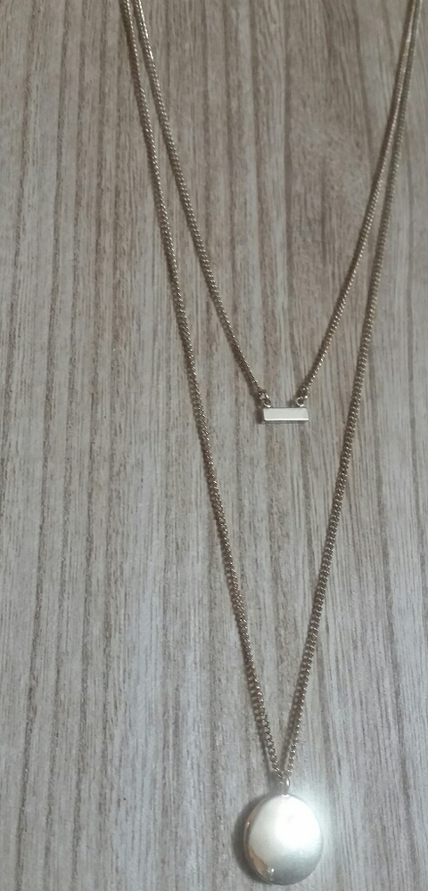 J. Crew Gold Tone/Multi-Layered Simple Necklace